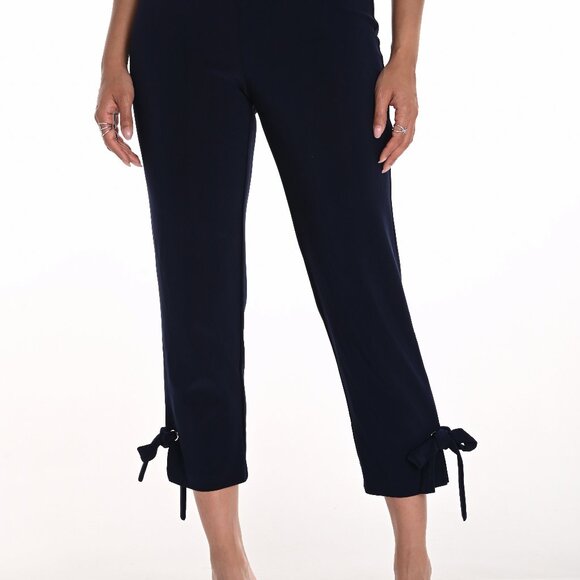 251021 Navy Capri with Bows by FRANK LYMAN - Picture 1 of 1